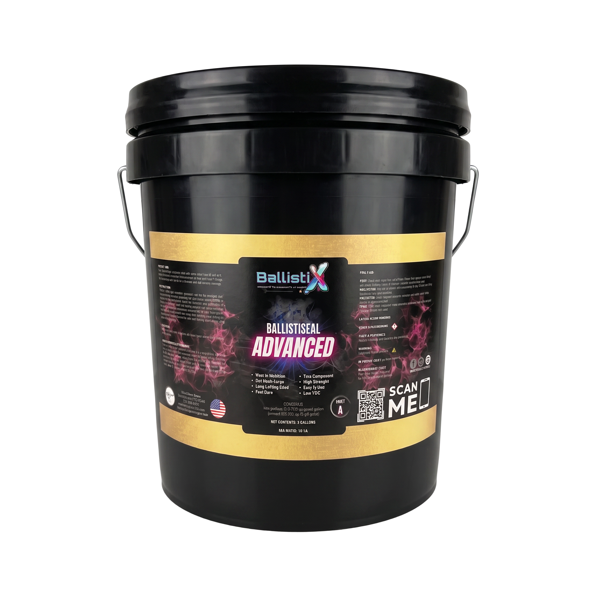 BallistiSeal ADVANCED pail on a clean studio background